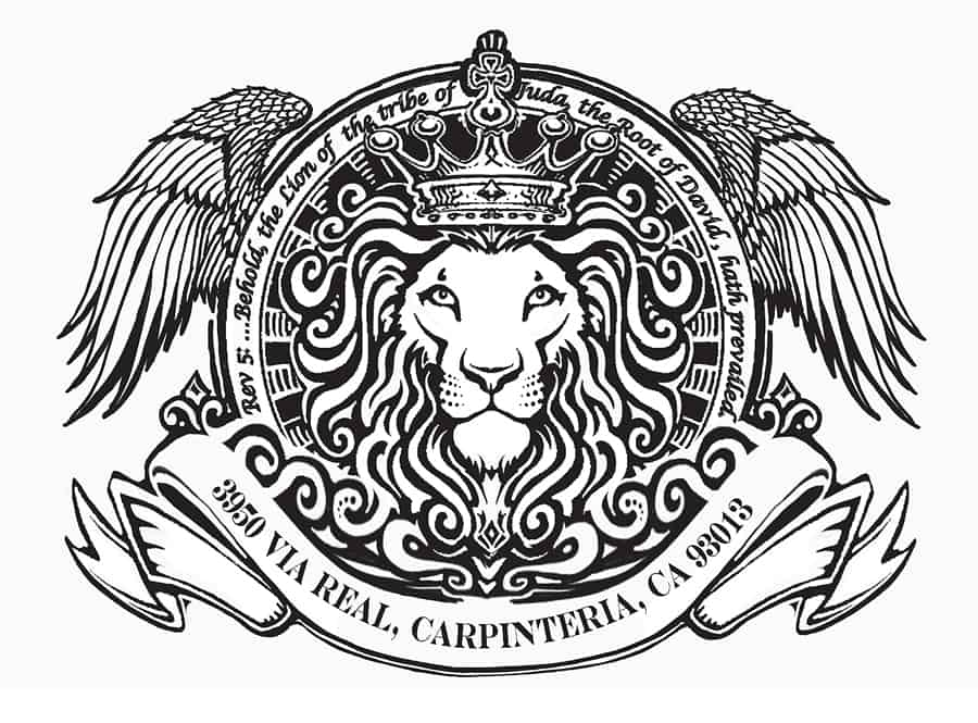 logo. black and white, graphic, lion of judah
