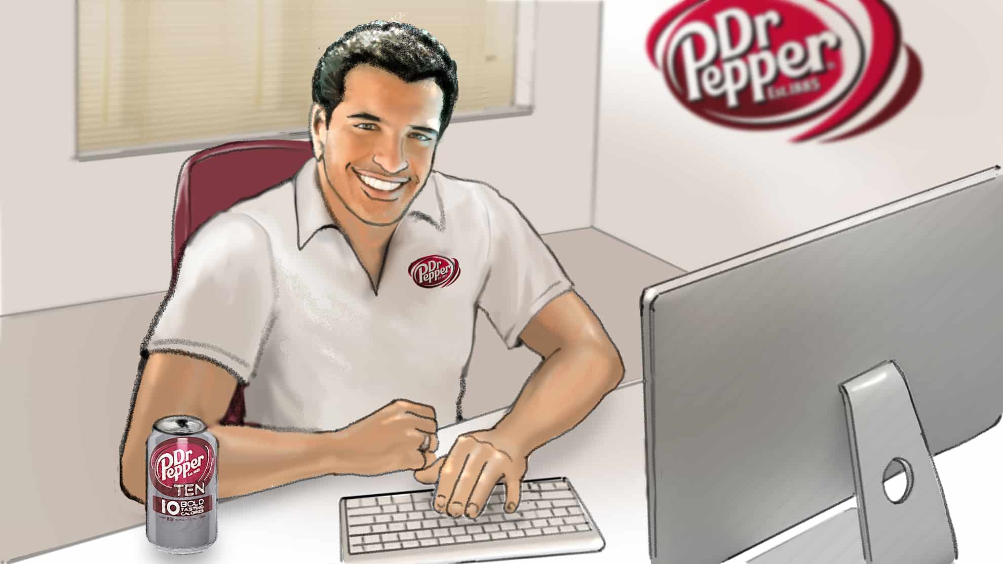 Dr. Pepper, Latino man